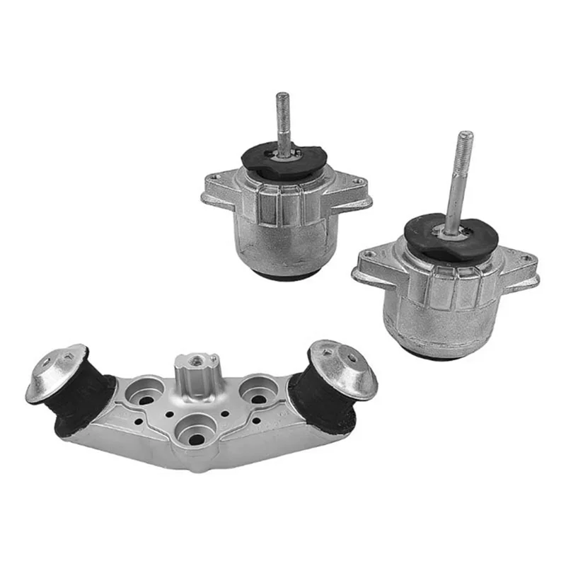 Para Porsche Panamera 2010-2016 Kit de soporte de brazo superior de transmisión-soportes de motor 3 piezas (94837505712, 94837505811, 97037511801)