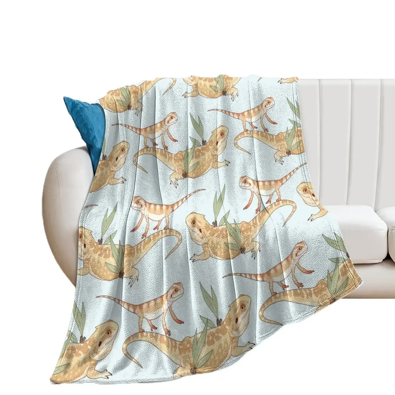 

Beardies and Gums Throw Blanket wednesday Thermal Blankets