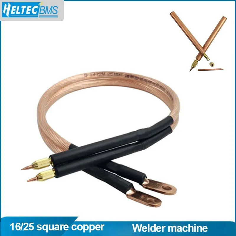 16/25 square copper spot welding pen 18650 battery pack handheld spot welding machine tools DIY accessories pen welding needle