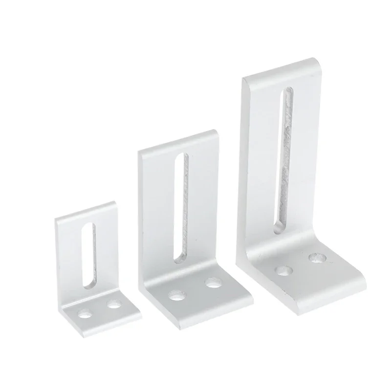 【TG16】2Sets/1Set/2Pcs/1Pc 2026 New Aluminum Profile Frame Layer Plate Support Brackets 2020 3030 4040 Outer Side Fixing Parts