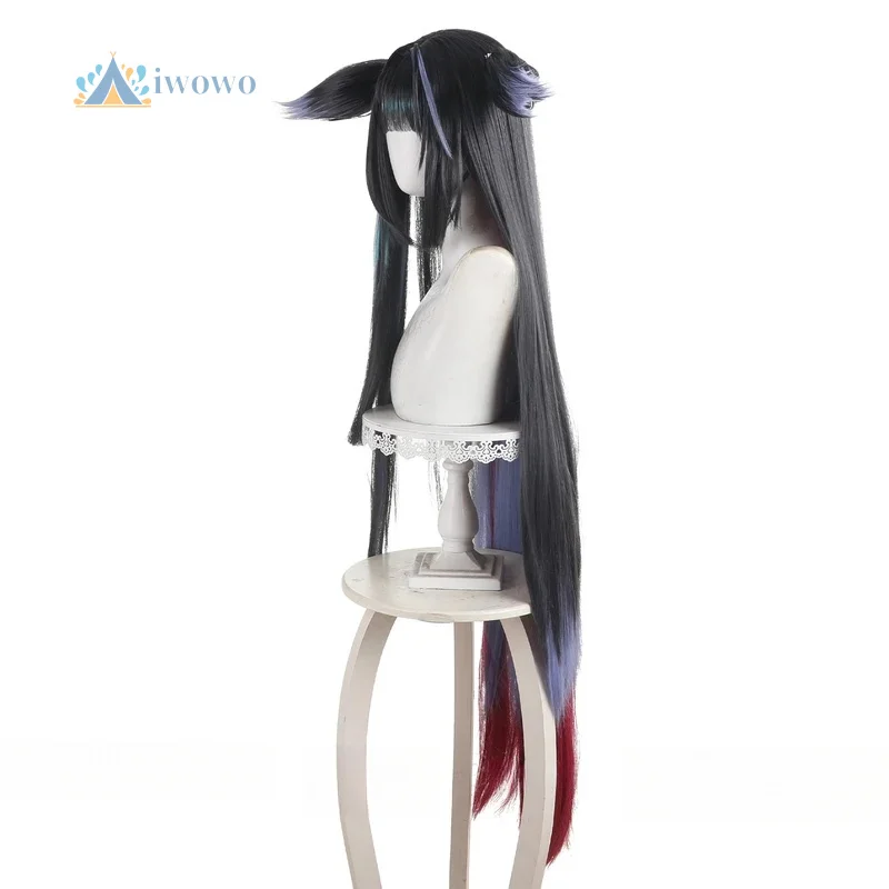 Arknights Mio Cosplay Wig Blac - đánh giá và giá Anime Cosplay Girl With Black Hair