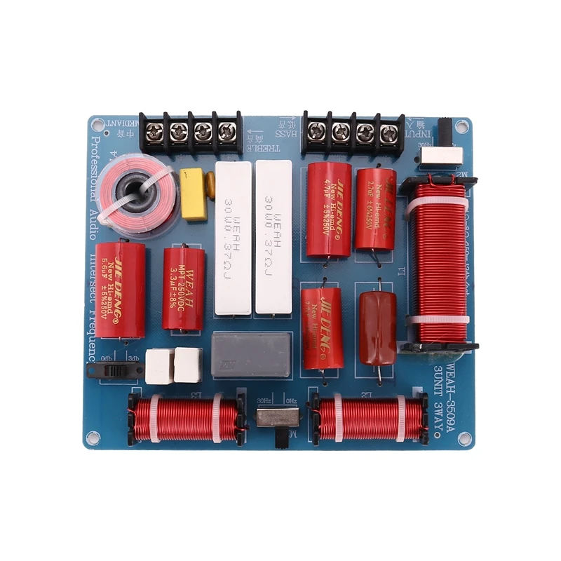 ABYC 350W 3 Modi Scheda Divisore di Frequenza KTV Stage Altoparlante Crossover Audio Alti Mediant Bass Divisore Crossover a 3 Vie