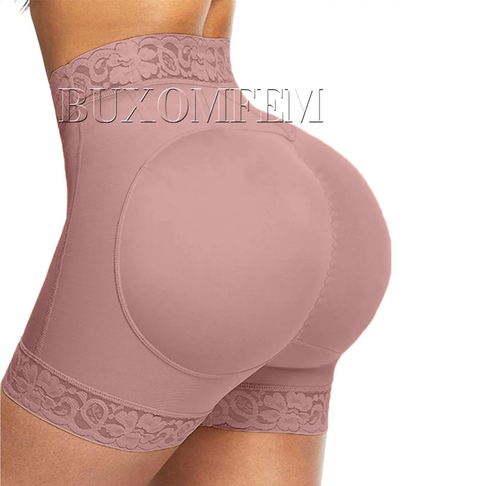 Lace Comfortable Shaping Faja Shorts Stretchy Shaped Up Butt Lifter Slimming Underwear Panties Body Shaper for Daily & Everyday