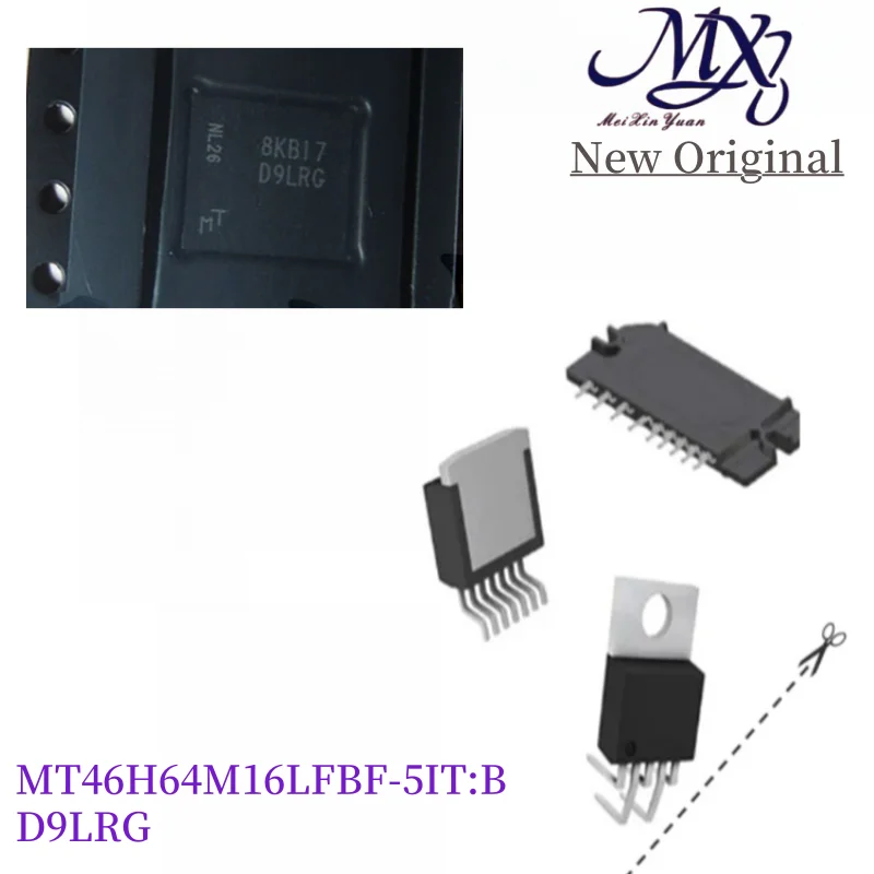 MXY MT46H64M16LFBF-5IT:B silk screen D9LRG BGA-60 DRAM memory chip new original