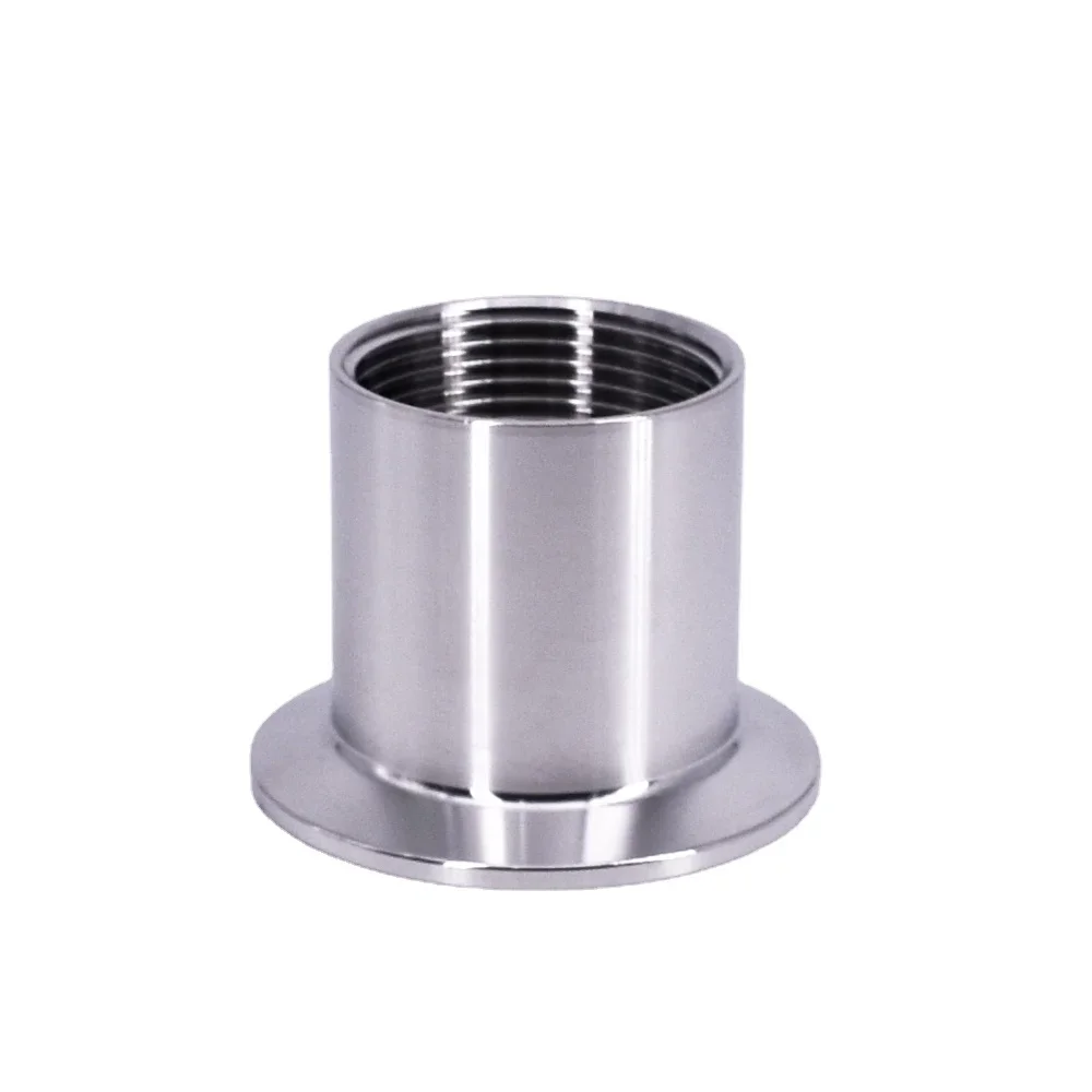 

1/4" 3/8" 1/2" 3/4" 1" 2" 3" BSPT Female x 0.5" 1.5" 2.5" Tri Clamp Pipe Fitting Connector SUS304 Stainless Sanitary Homebrew