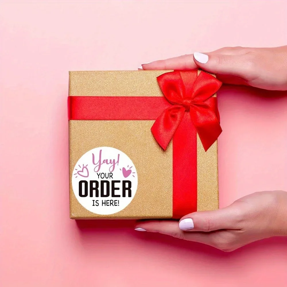 120pcs Stickers - Your Order Has Arrived Thank You & Small Business Branding - Multipurpose Envelope Seals Mail Packaging Labels view 3