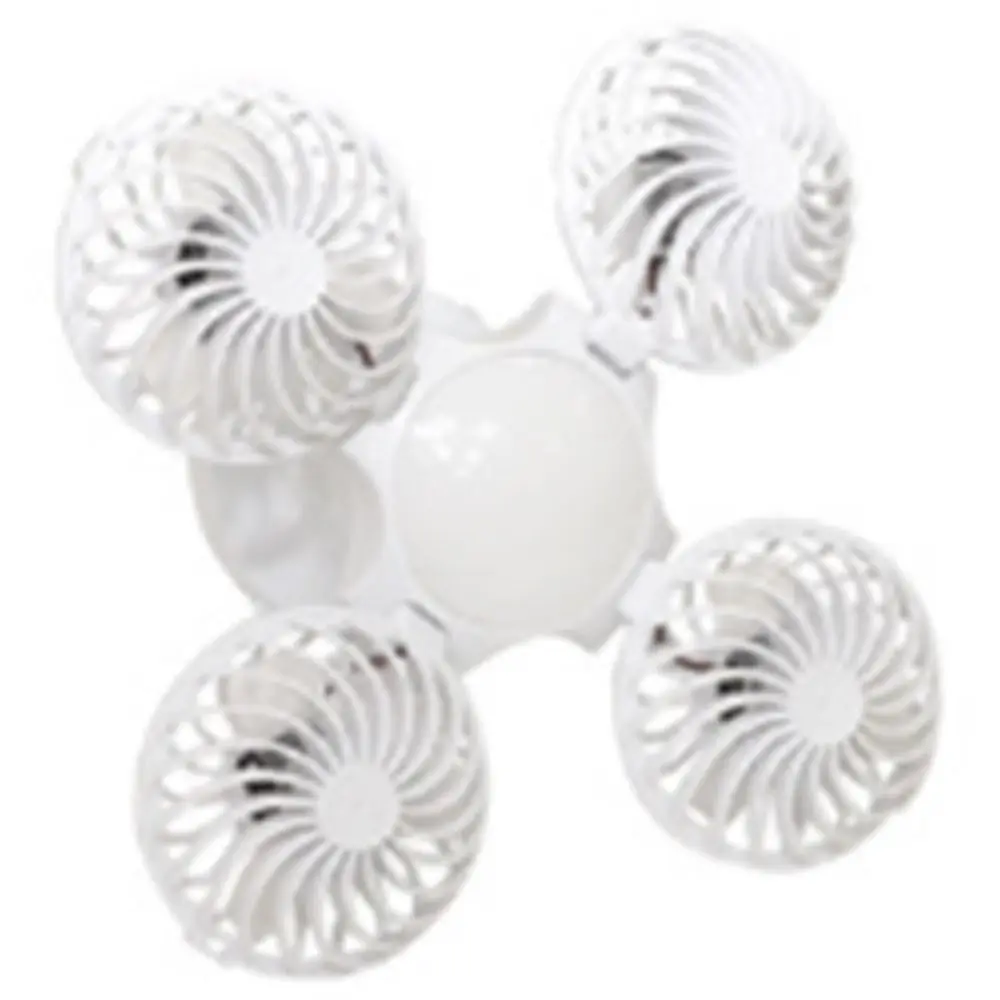 2 in 1 LED Ceiling Fan Light Wind Speed Adjustable 3 Lighting Modes Electric Cordless Fan Eye Protection with Remote Control