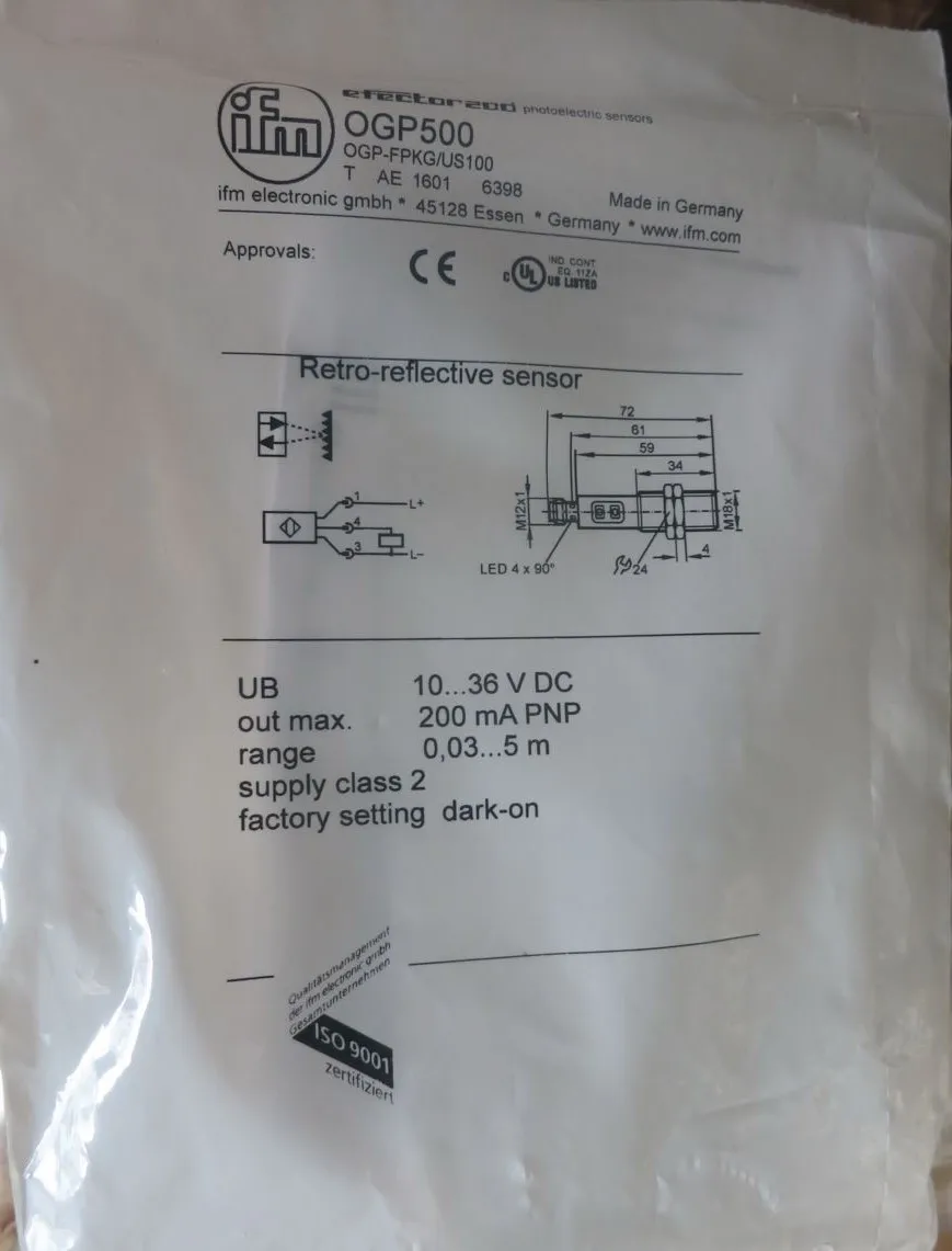 Suitable for IFM Photoelectric Switch OGT100 OGP200 OGP500 OGH500 OGS300