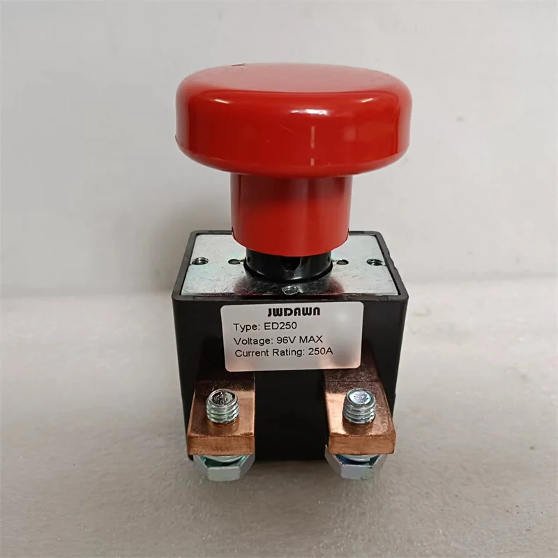 Replace Albright ED-250 ED250 ED250B-1 250A Emergency Button Stop Switch On Off Disconnecter Forklift Pallet Truck Golf Cart