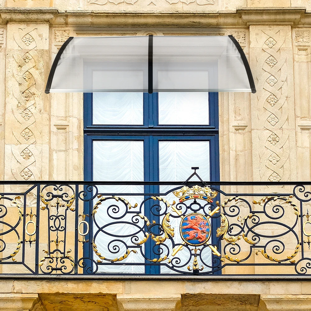 

Door and Window Rain Cover Sun Visor, Household Durable & Easy to Install, All-in-One Sun & Rain Protection