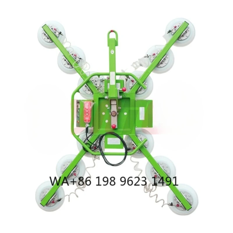 

400kg-1000kg Full Specification X-Shaped Electric Glass Vacuum Suction Cups Heavy Duty 800kg Optional Construction Lifting Tool