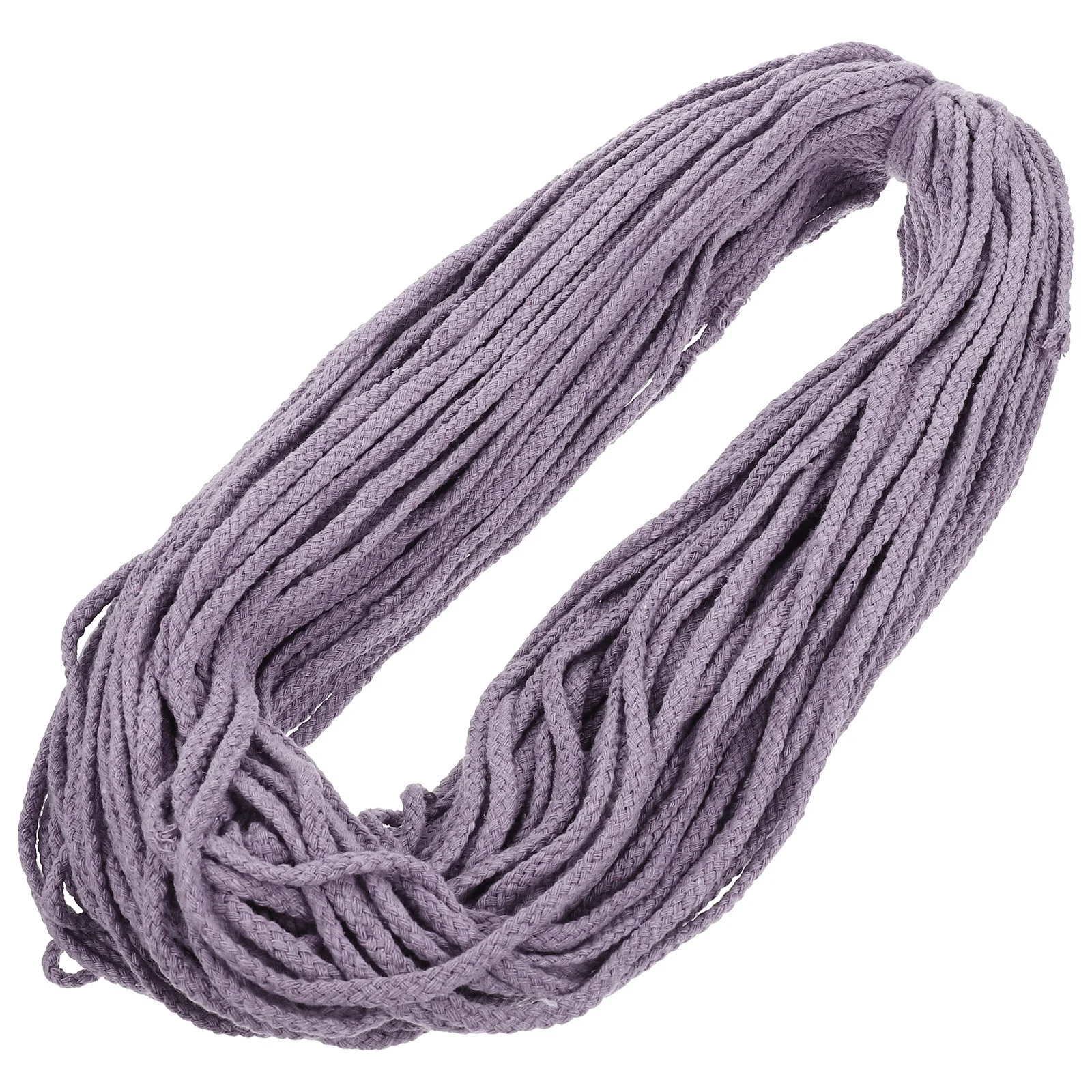 1 rolo de corda de algodão tecido à mão, varal diy para tapeçaria, sacos, artesanato, material de linha de fibra leve, fornecimento de artesanato