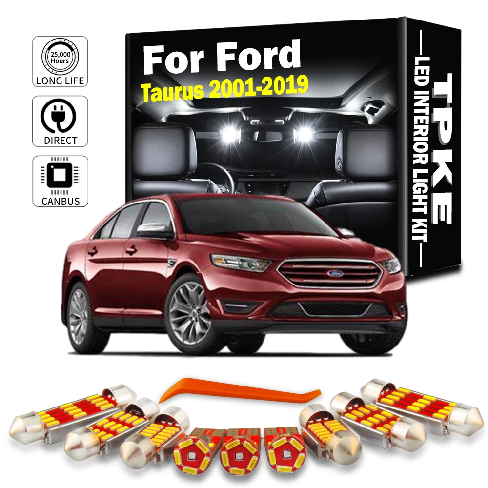 

TPKE Canbus для Ford Taurus 2001-2014 2015 2016 2017 2018 2019 автомобильные лампы для номерного знака светодиодные внутренние лампы для чтения с куполом на карте