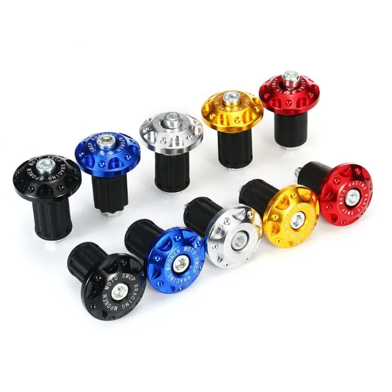 1 Pair of Motorcycle Modification Parts CNC Metal Handle Grip Cover Balance Block  Universal Plug Sports Car Street Bike Scoote