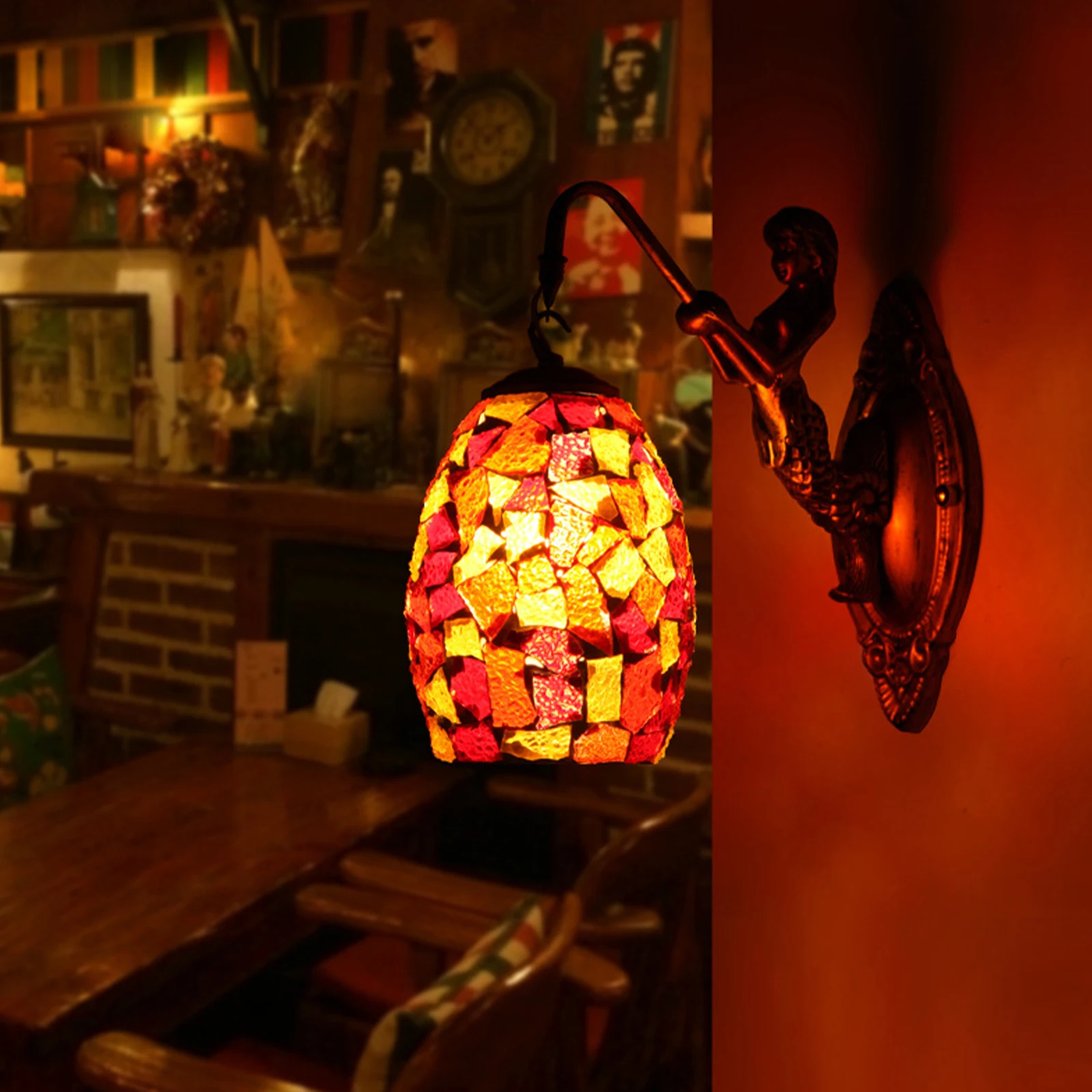 

Small Glass Lampshade Vintage Retro Wall Lamp Shade Indoor Light Cover Decorative Lamp Accessory Small Lampshade