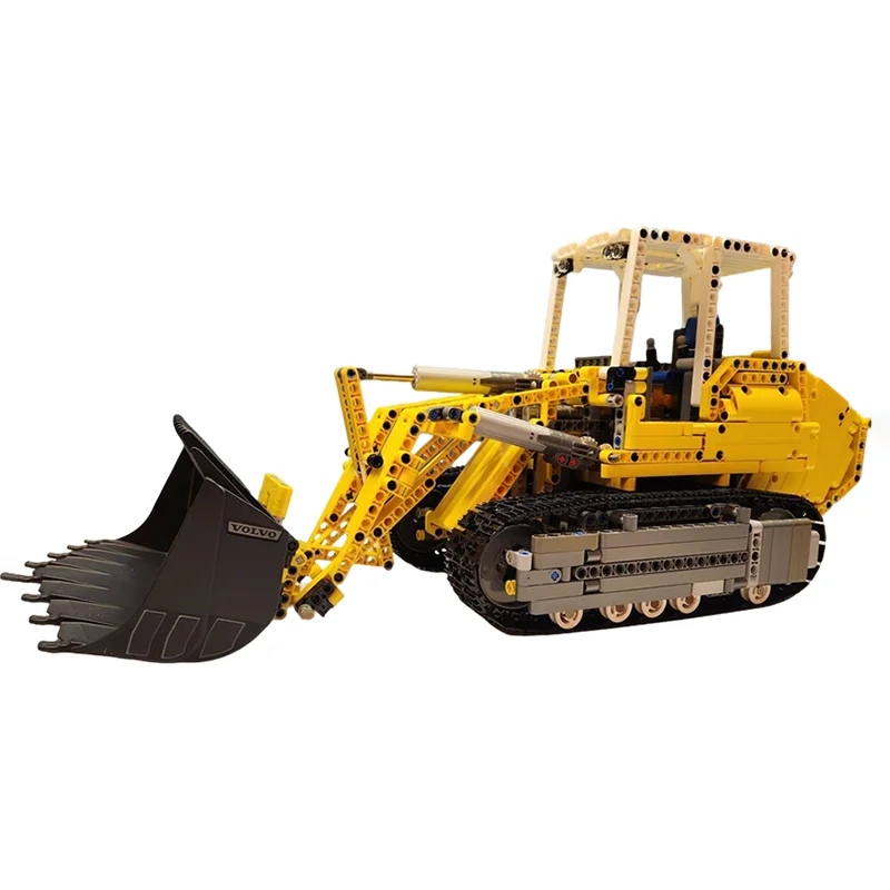 1527 Teile MOC Technischer Raupenlader Modellbausatz Konstruktionsspielzeug Weihnachtsgeschenk DIY Kreative Idee Bildungsbausteine
