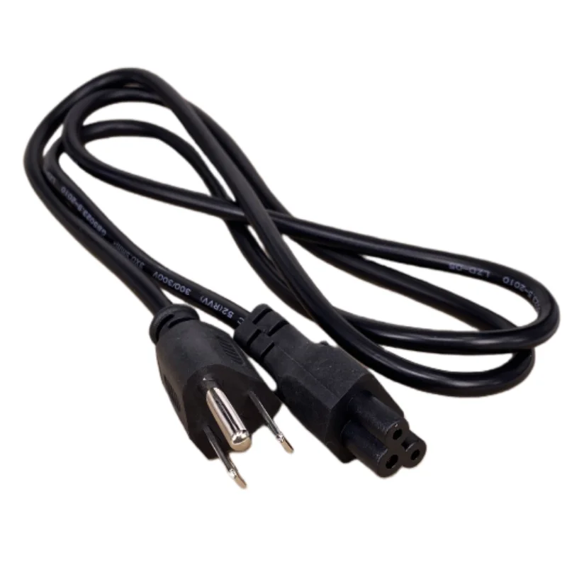 1pcs US USA Plug Power Supply Adapter Lead Cable 3 Prong American IEC C5  AC Power Cord 1.2m 4ft For Notebook Laptop