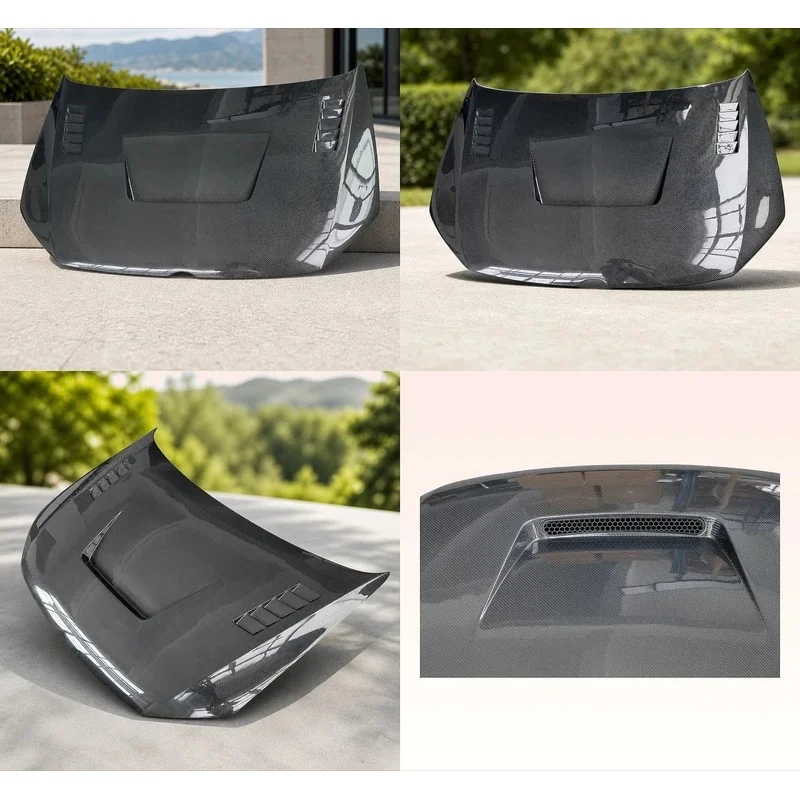 Heavy Duty Universal Carbon Fiber Hood Bonnet for GTI 2012+ Exterior Parts