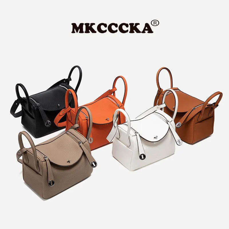 2024 New  Women's Bag Female Luxury Soft Genuine Handbags Lady Fashion Daily Casual Shoulder Bag  Messenger bags Crossbody bag