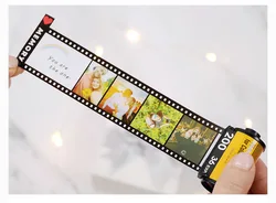 5 10 15 20 OEM Photo Film Keychain Couple Gift DIY Photo Text Album Cover Commemorative Keychain
