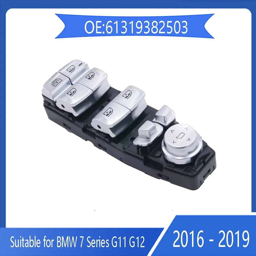 Suitable for BMW 7 Series G11 G12 glass lifter switch 61319382503 Electric window control switch 2016-2019 auto accessories