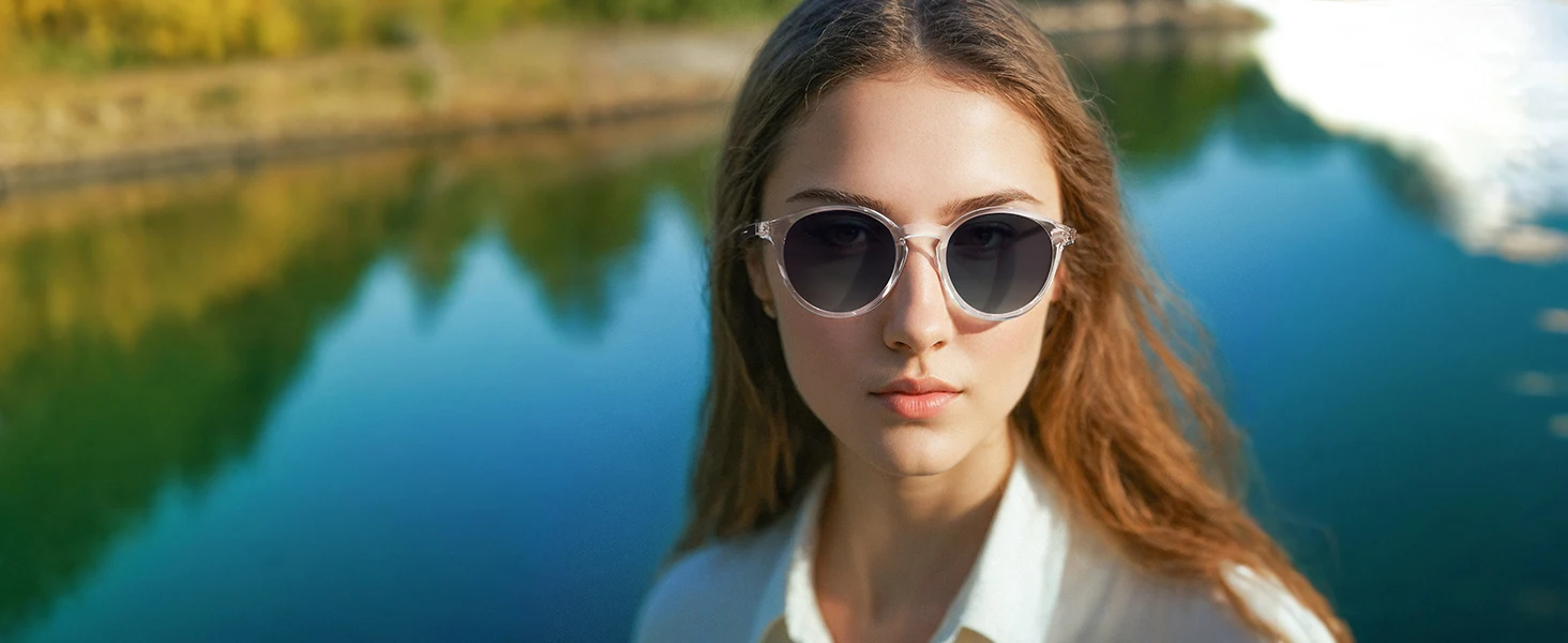 ZENOTTIC Retro polarisierte Sonnenbrille für Herren und Damen, Vintage-Stil, runder Rahmen, Gummibeine, Sonnenbrille, UV400-Schutzbrille – Detail 4