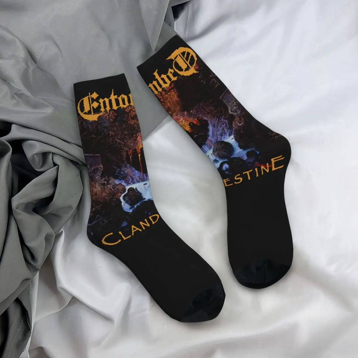 Hip Hop Vintage Phantasie verrückte Männer Kompression socken Unisex entombed Harajuku Muster gedruckt lustige Neuheit glücklich Crew Socken Jungen