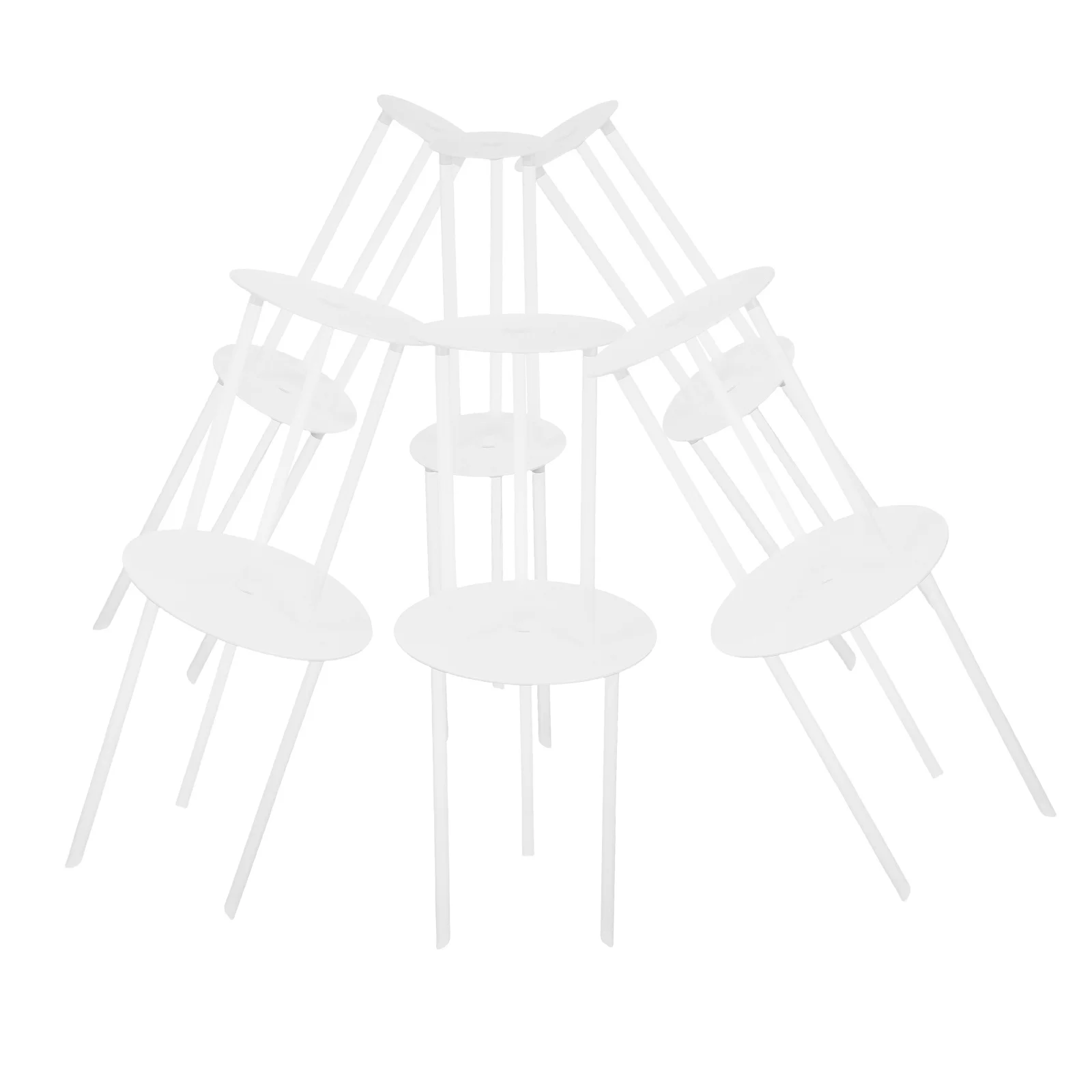 

12Pcs Cake Dowel Rods Precision Stacking Supports for Home Bakers Wedding Birthday Celebrations Stable Design Cake Dowel Rods