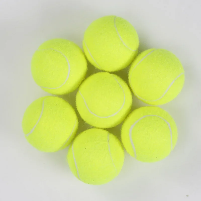 1PC High Elasticity Resistant Rubber Tennis Training Professional Game Ball Sports Massage Ball Tennis 2022 Rubber Tennis Ball