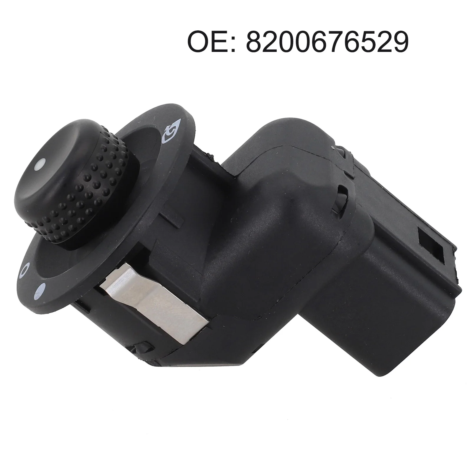 Mirror Control Switch 8200676529 Easy To Install Lightweight Design Made Of ABS Material Quality Assured Part For Captur