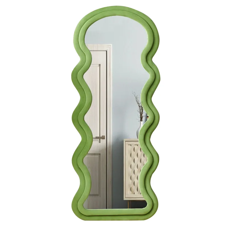 

Cream wind, double layer, wave mirror, full body, landing, household, dressing, girls, fitting