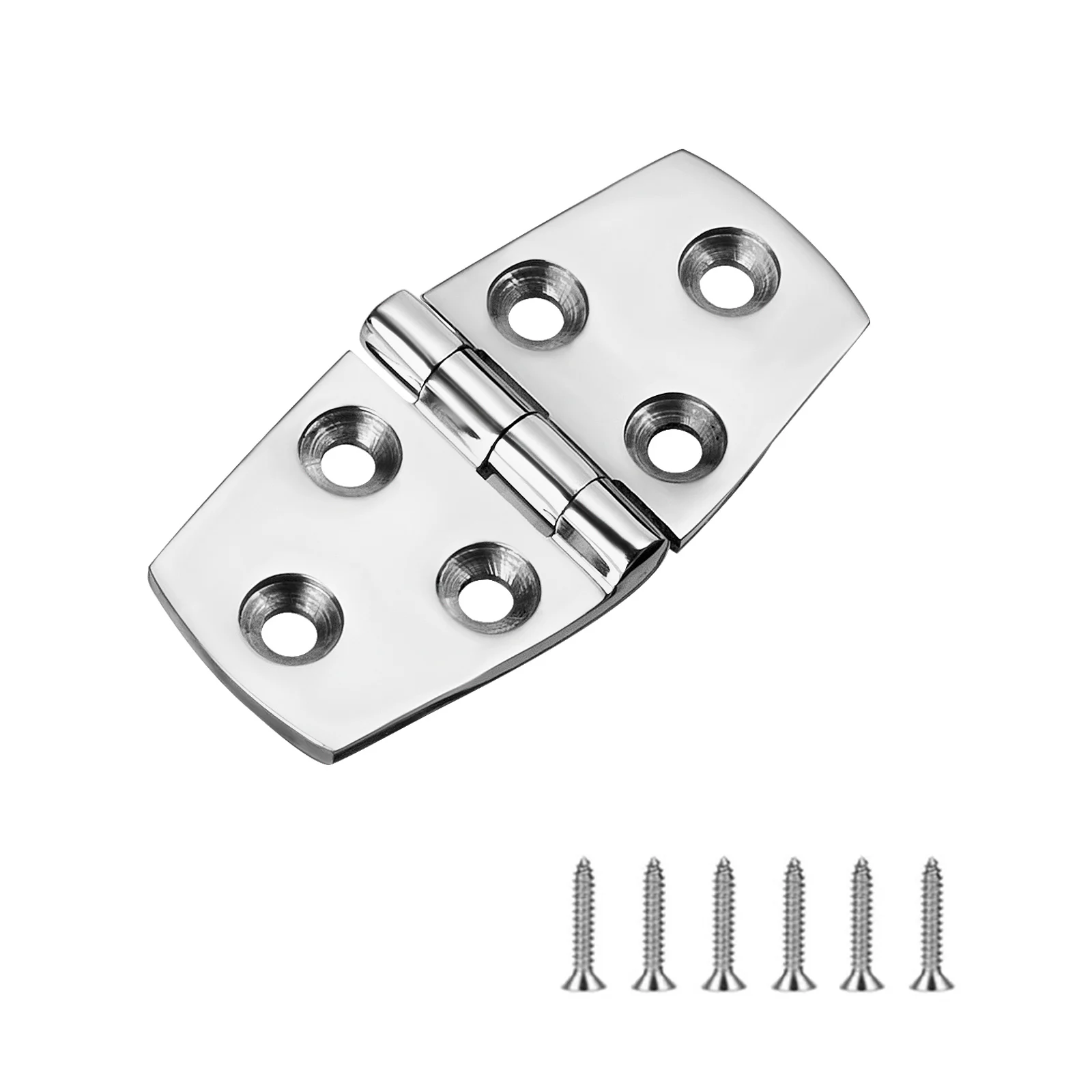 Boat Hatch Hinges, Marine Hinges Stainless Steel, 3 X 1.5 Inches (76 x 38MM),Heavy Duty 316 Ss with Screws (1 PCS)