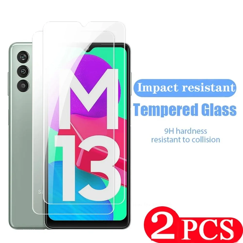 2 adet Temperli Cam Ekran Koruyucu Film Samsung Galaxy M13 M14 M31 M32 M33 F14 M22 M23 M02 M12 M30 M21 M02S M21S M30S M42