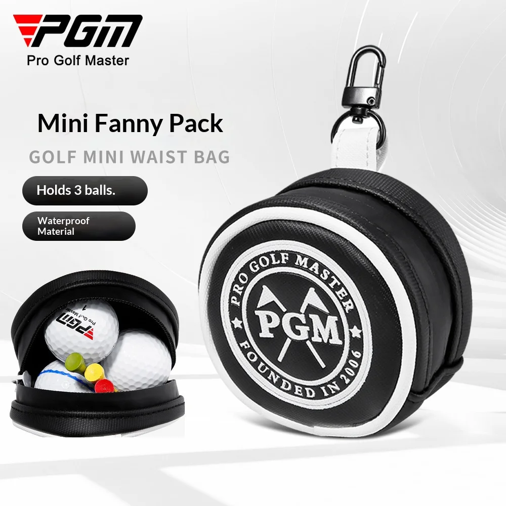 حقيبة جولف PGM حقيبة كرة صغيرة صغيرة مقاومة للماء حقيبة ملحقات تخزين محمولة، يمكن أن تحمل 3 كرات #1