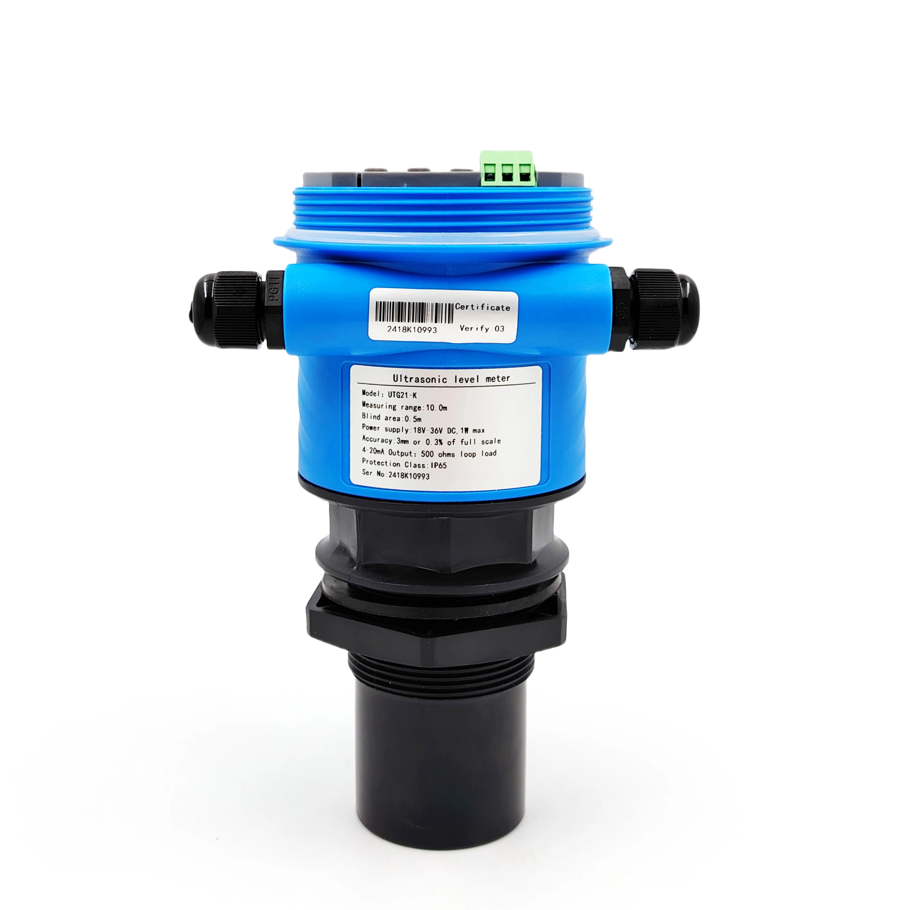 T-Measurement High Quality Digital Ultrasonic Sensor Distance Meter With Local Display to Monitor Liquids Level