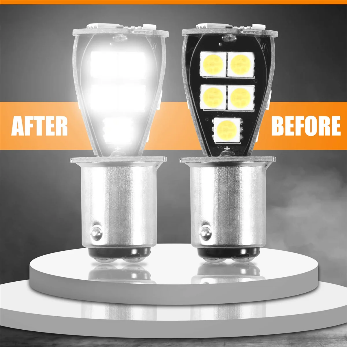 1157 P21W BAY15D 5050 18 SMD LED Bombilla de luz de freno trasero blanco CALIENTE