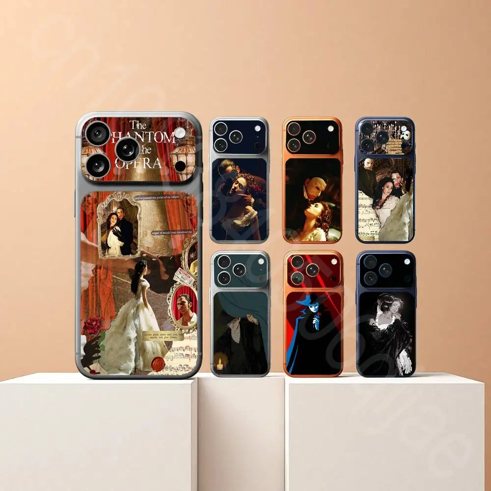 

T-The Phantom of the O-Opera For iPhone 17pro or 17proMax Full body Back Cover Decal Skin Colorful Rear Protective Sticker Film