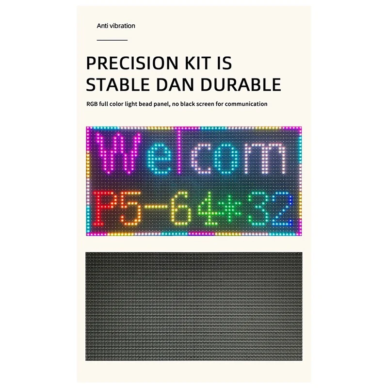 P5 สี Surface Mount โมดูลในร่มหน้าจออิเล็กทรอนิกส์ห้องประชุมหน้าจอจอจอแสดงผล LED หน่วย Board 320X160 มม.