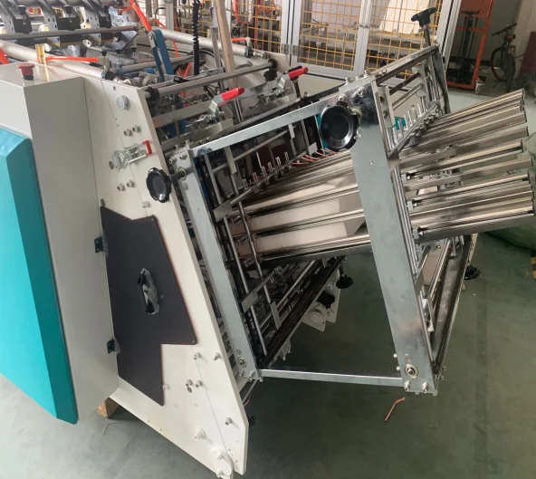 YG Disposable Paper Container Box Making Machine Carton Erecting Machine To Make Hamburg Box