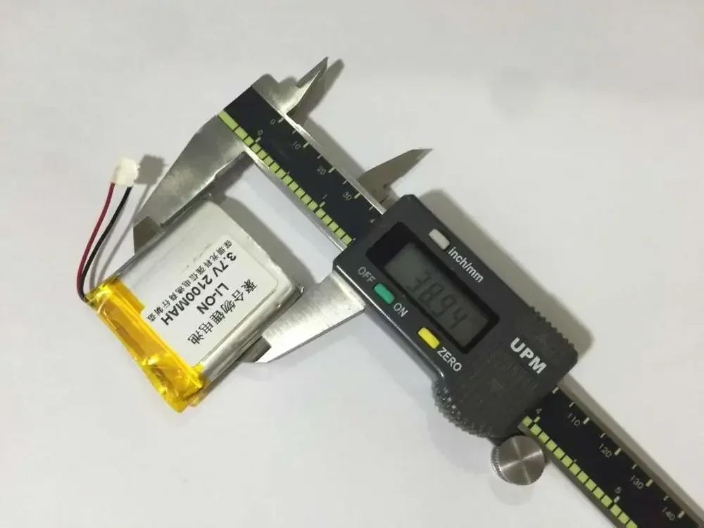 新しいフル容量 3.7V ポリマーリチウム電池 763942 2100MAH GPS トランシーバー/機器/ミニ