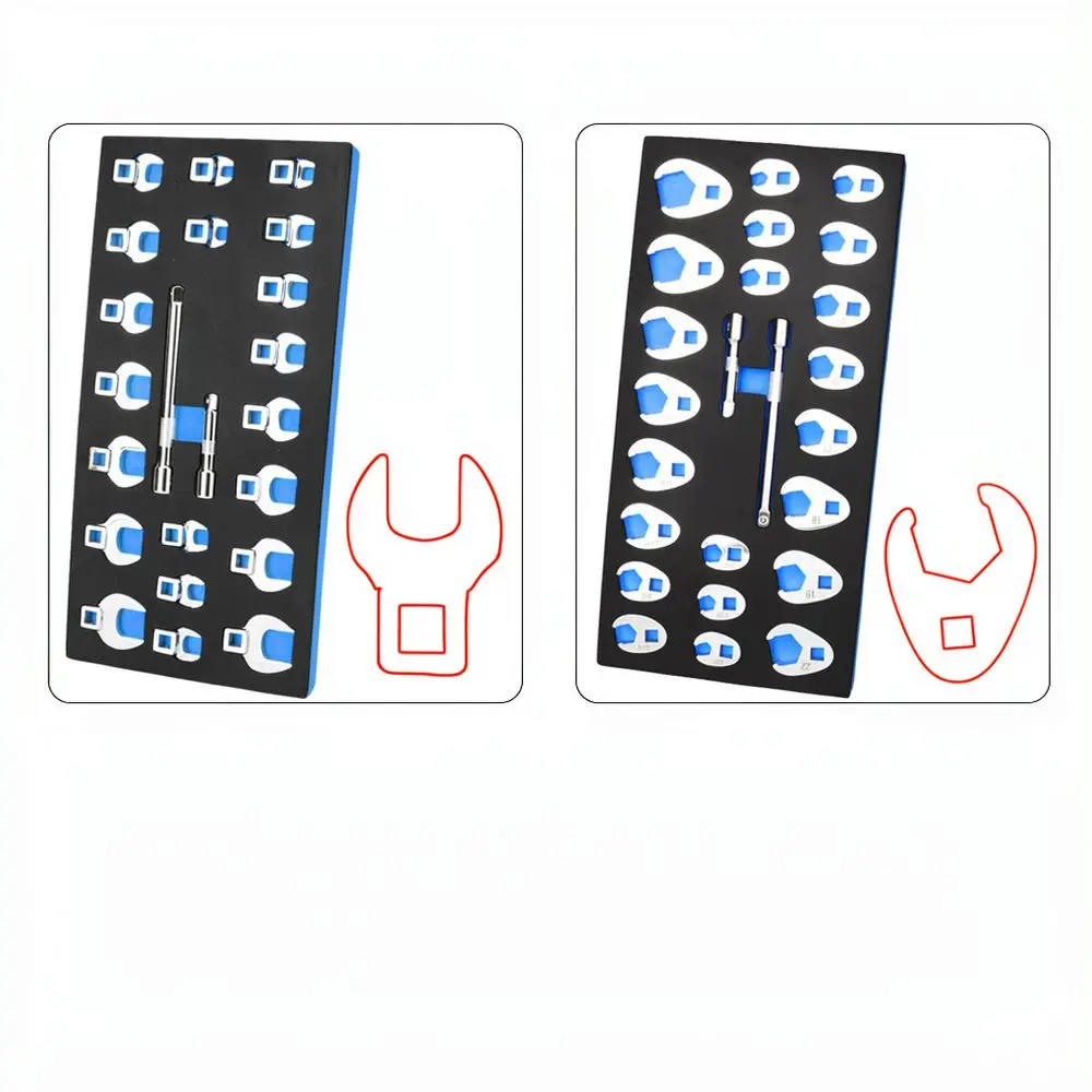 For For DZT 3 8 Inch Drive Interchangeable Open Head Wrench Tool Kit Professional Automotive Repair Mechanical Spanner