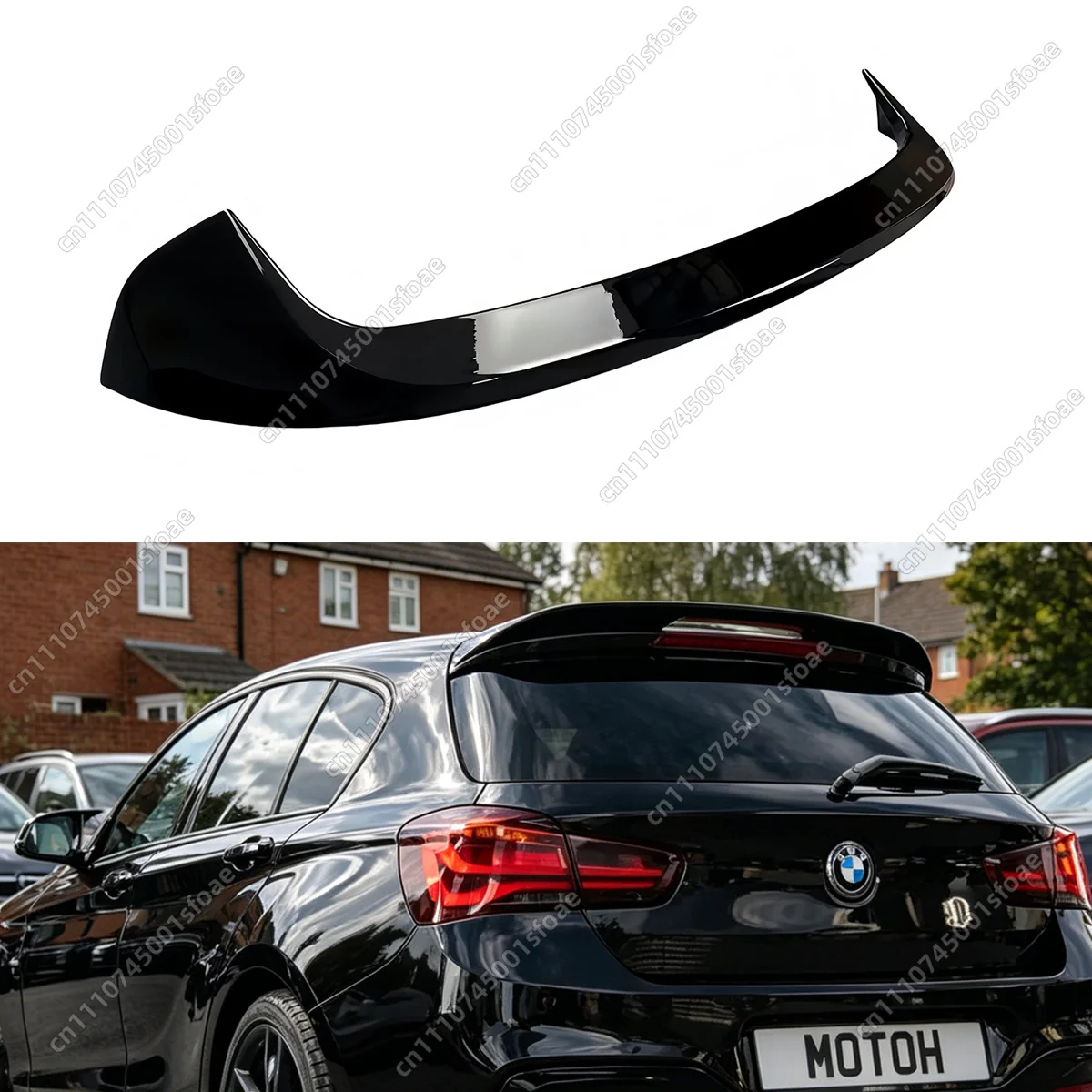 

For BMW 1 Series F20 F21 LCI M135i M140i 2011-2019 M Sport MP Style Car Rear Top Tail Wing Spoiler Racing Inlet BodyKits Tuning