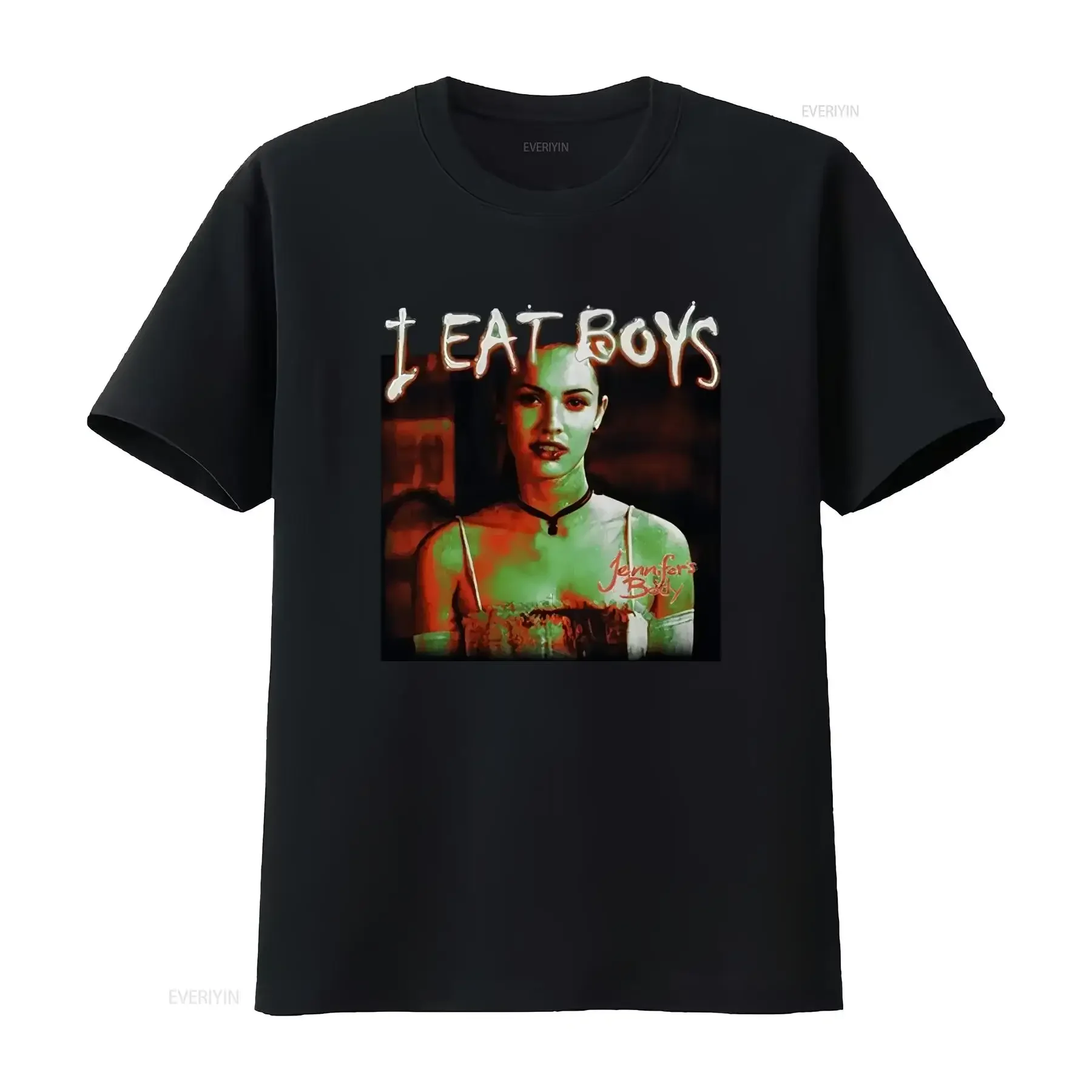 Jennifers body graphic tee Vintage T Shirt Retro 90's Fans Homage For Women and Men Washed Casual Breathable homme vintage