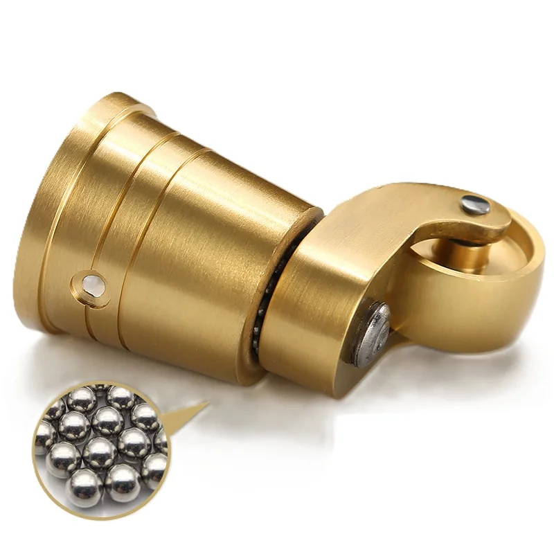 4Pcs Solid Brass Cup Caster Wheel Swivel Round Square Thread Bolt Piano Cabinet Wine Serving Trolly Chair Sofa