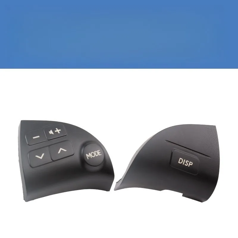 1Set L + R 2006-2012 لكزس ES350 84250-33190 أسود رمادي عجلة القيادة التحكم في مستوى الصوت متعددة الوظائف زر التبديل غطاء