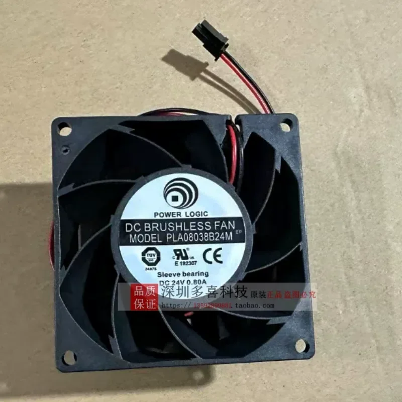 

PLA08038B24M for POWER LOGIC 24V 0.80A 8038 Large Air Volume Cooling Fan