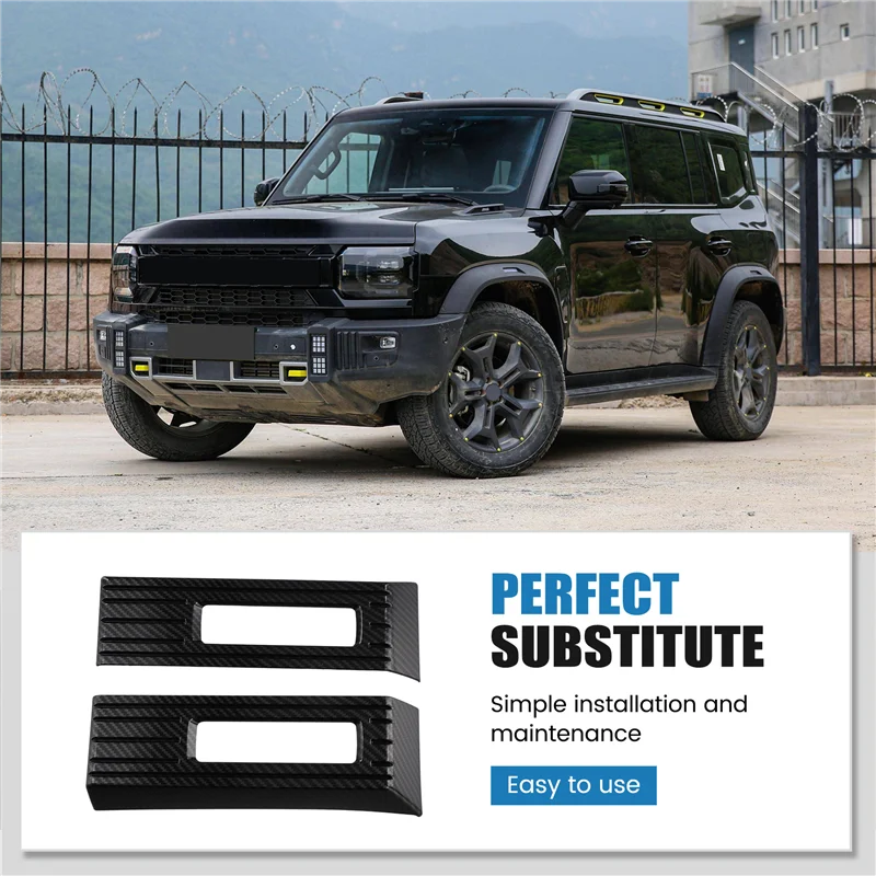 

Superior-Car Rear Taillight Fog Lamp Cover Frame For Chery Jetour Traveler T2 2023 2024 Decorative Frame Accessories