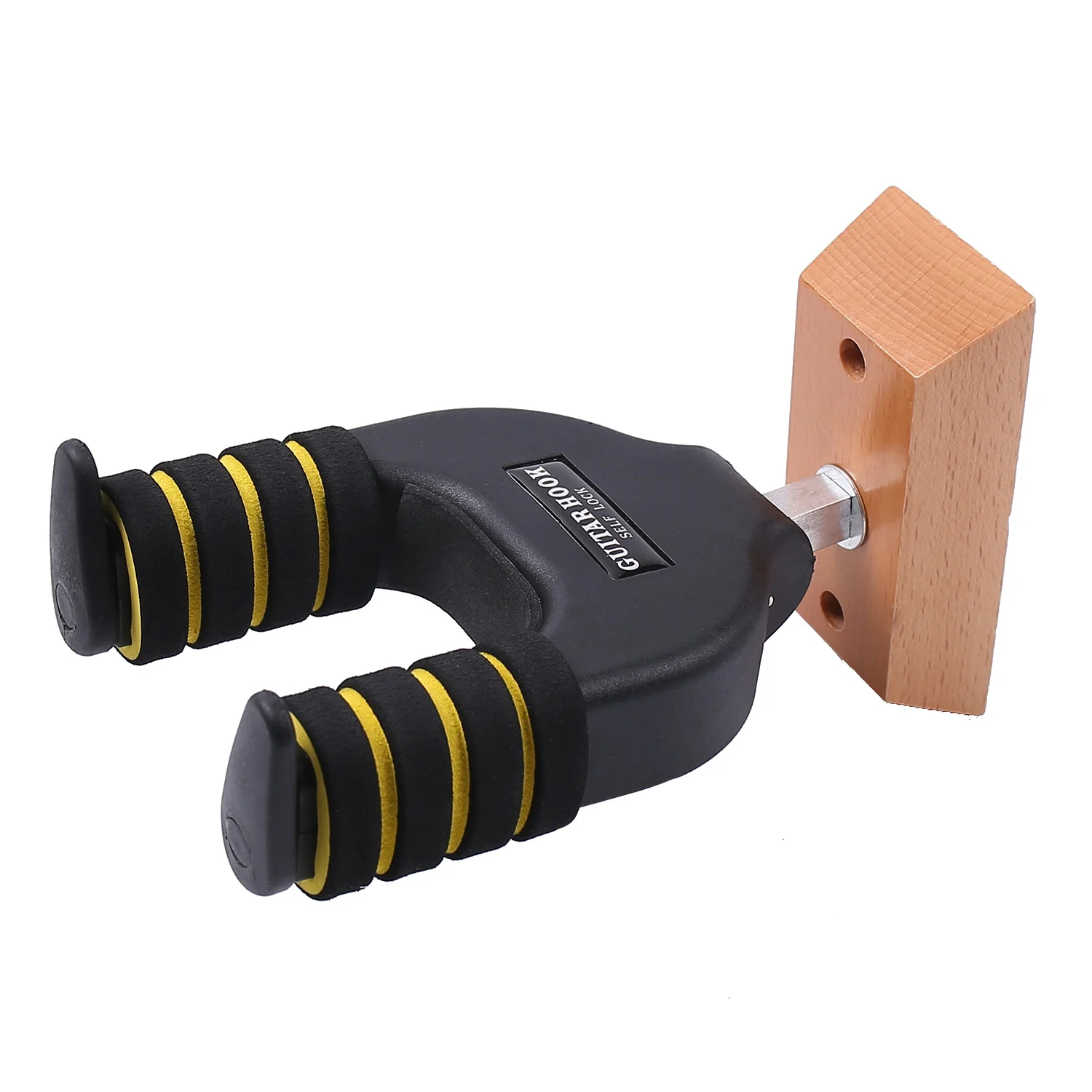 AA90-Wall Mount Guitar Hanger Automatic Locking Guitar Racks Wall Hanger Hook Holder For Acoustic Guitar Ukulele Accessories
