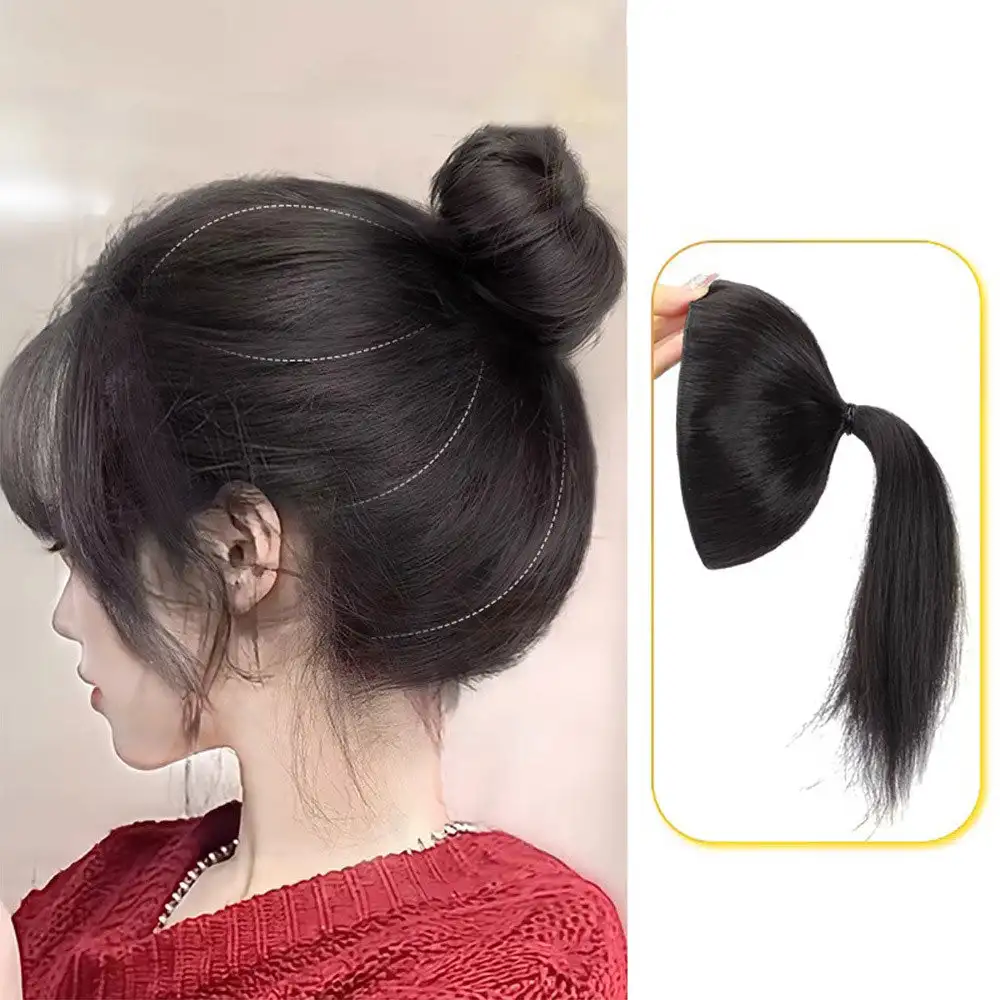 Ball Head Wig Hair Bag Grapefruit Peel Lazy Hair Magic Tool To Increase Hair Volume Fluffy Hair Tie