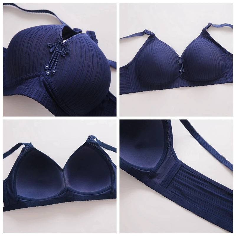 2023 New D Cup Large Size Bra For Women Push Up Brassiere No Steel Ring Comfortable Lingerie Breathable Thin Mold Cup Bras 46-52